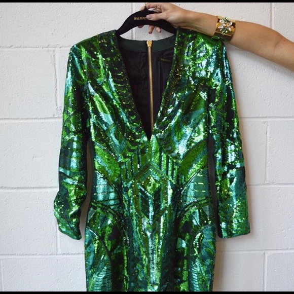 BALMAIN HM SEQUIN DRESS SIZE S NEW WITHOUT TAGS - Picture 1 of 3
